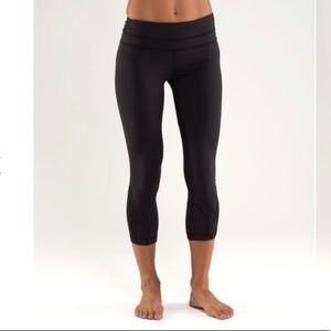 Lululemon Run Inspire Crop Black Pants